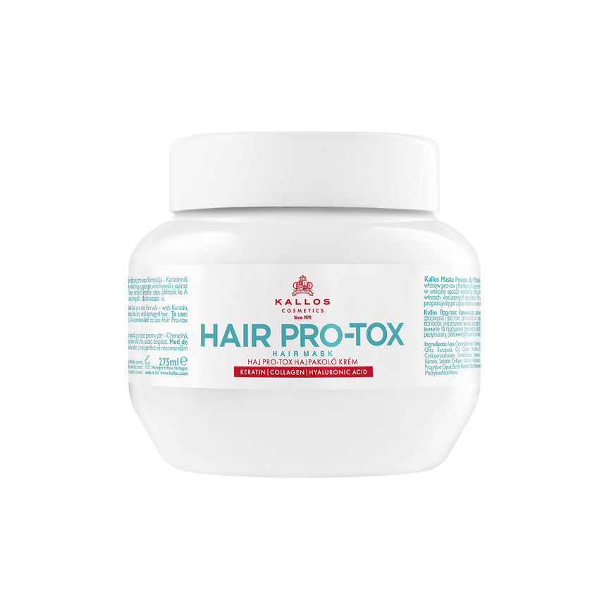 Kallos HAIR PRO-TOX vlasová maska 275 ml