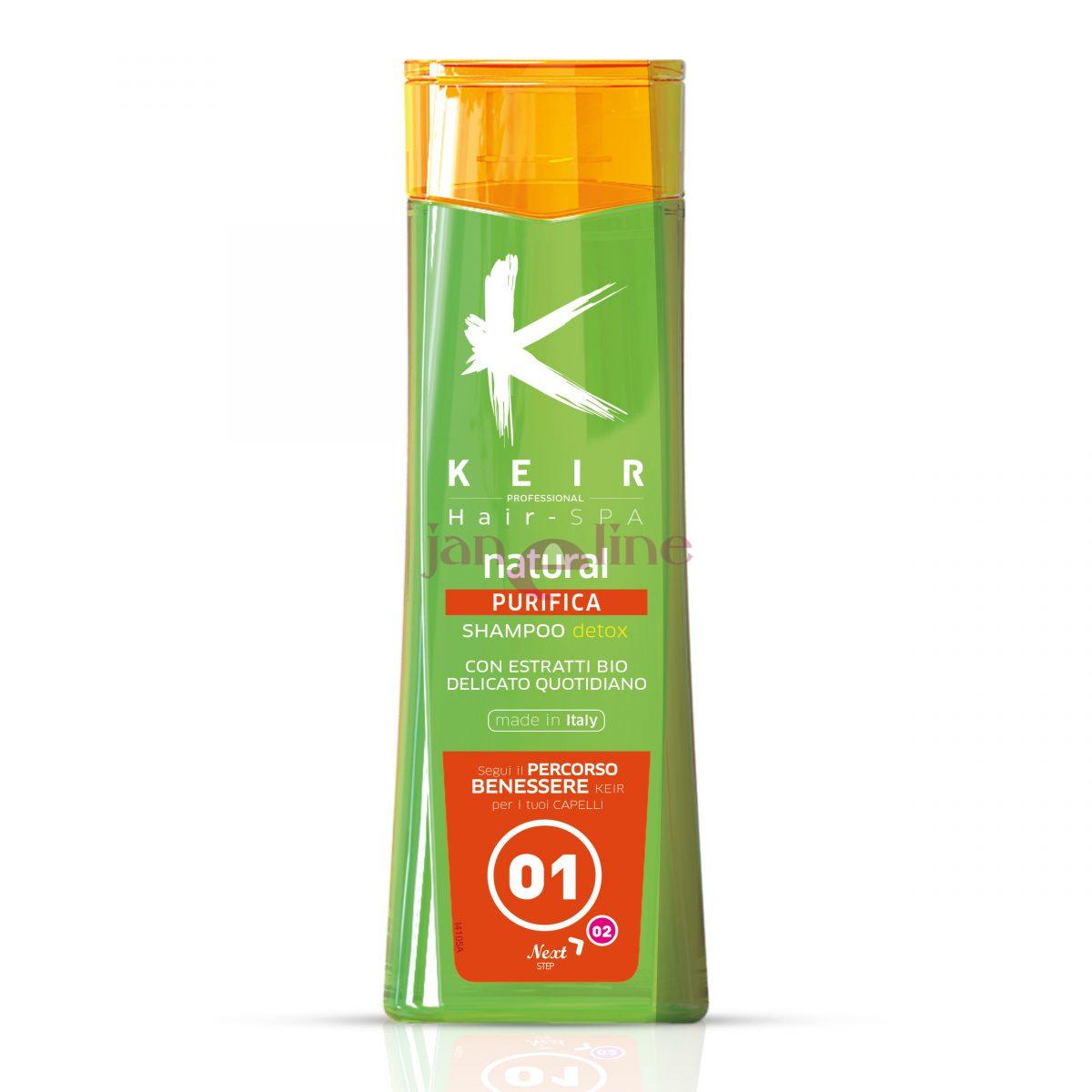 KEIR Professional Hair - SPA natural PURIFICA detox šampón 250 ml