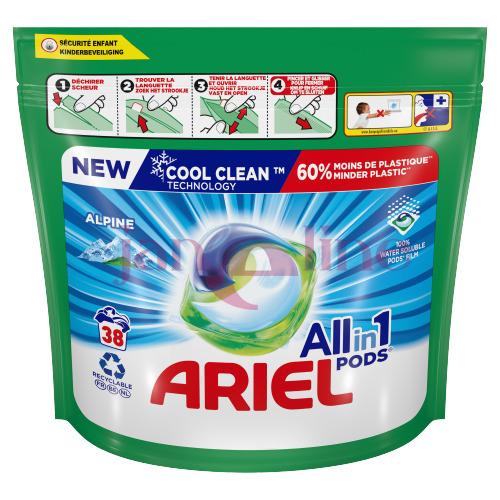 ARIEL All in 1 ALPINE kapsuly na pranie  - 38 praní