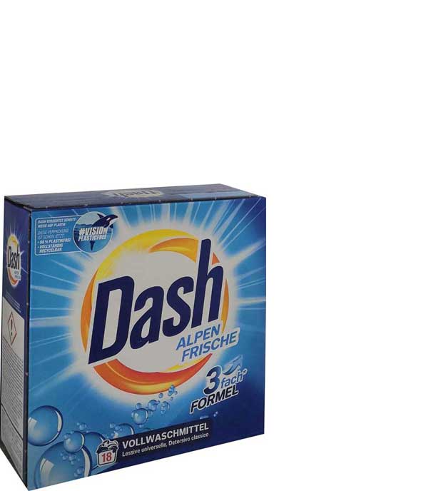 DASH prací prášok 1,17kg ALPEN FRISCHE (18 praní)