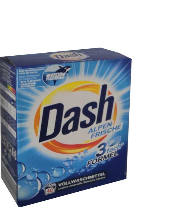 DASH prací prášok 2,6kg ALPEN FRISCHE (40 praní)