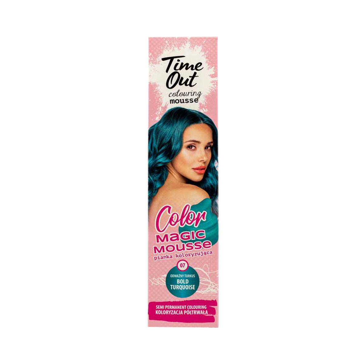 Time Out BOLD TURQUOISE 07 farbiaca pena na vlasy 75ml