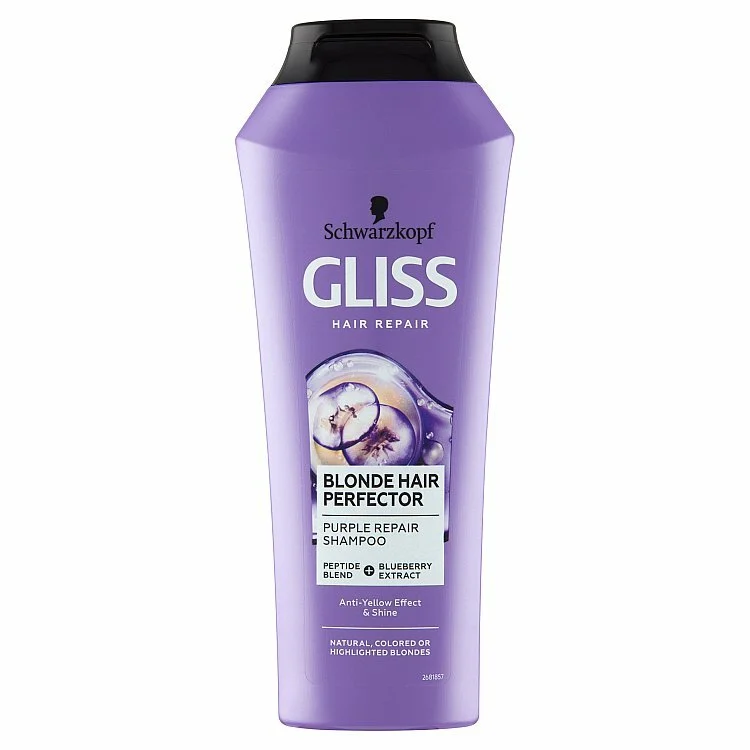 Schwarzkopf GLISS Blonde Hair Perfector - regeneračný šampón na blond vlasy 250 ml