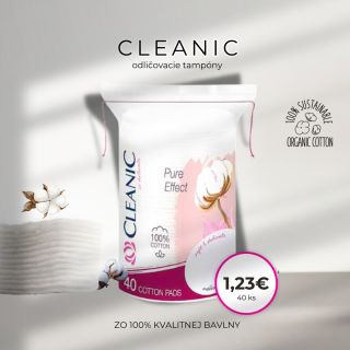 🌿 Starostlivosť v harmónii s prírodou aj vašou pokožkou! 🌸✨ 🧼 Vatové tyčinky Cleanic Pure Effect BIO – Perfektné pre...