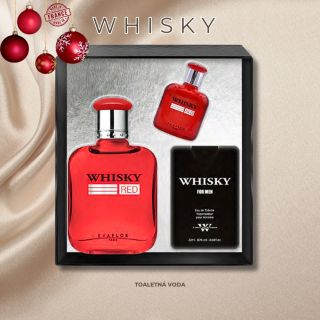 „Nečakajte na poslednú chvíľu! WHISKY toaletné vody sú ideálnym darčekom!“ 🎁💎 WHISKY BLACK OP GIFT SET „Vôňa temnoty a...